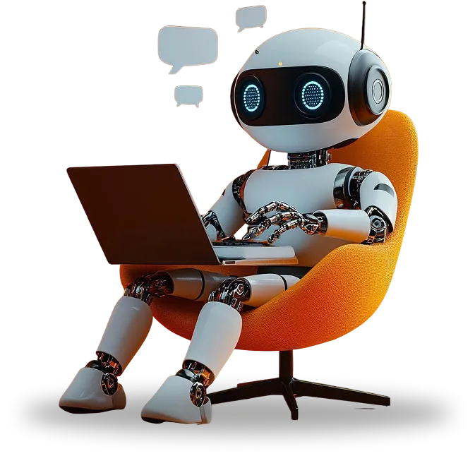 Imagen de robot chat
